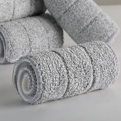 【Thickened】2 in 1 Self-Wash Scratch Mop Cloth Scratch mop cloth Microfiber lazy mop replacement head