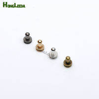 DIY 80setslot 4*7*8mm ss screw knob rivets handbag belt shoes watchband metal rivets silverblackbronzegold ZD027