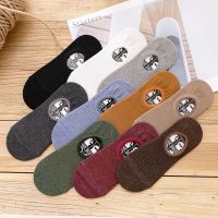 【jw】▬✱  Invisible Male Boat Socks 3 Pairs/Lot Men Cotton Short Ankle Breathable Spring/Summer Man‘s Color