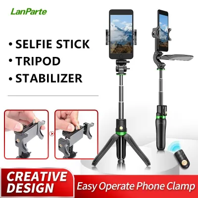 Lanparte S31สามในหนึ่งมัลติฟังก์ชั่ Selfie ขาตั้งแบบสามขาไร้สายขาตั้งกล้องรีโมท Monopod