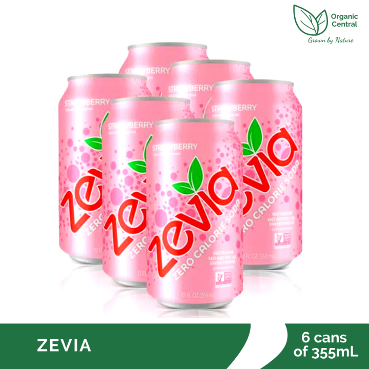 Zevia Strawberry Soda Bundle of Six (6) 355mL Lazada PH