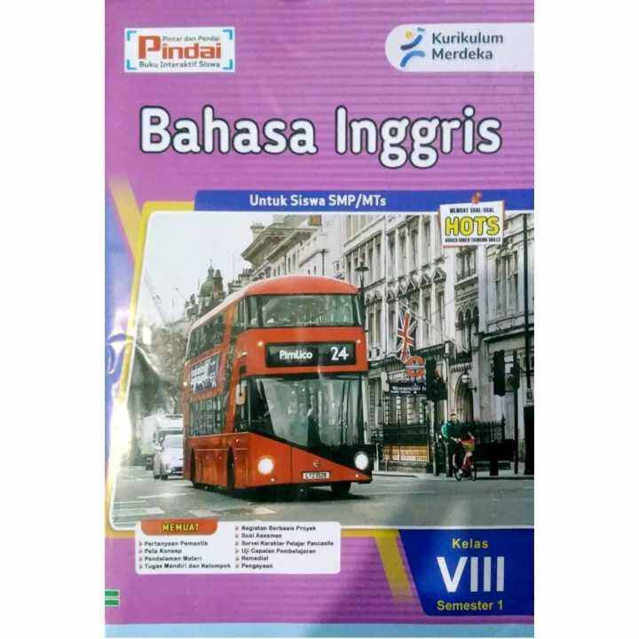 Buku Lks Bahasa Inggris Kelas 8 Smpmts Kurikulum Merdeka Semester 1 Lazada Indonesia 8349