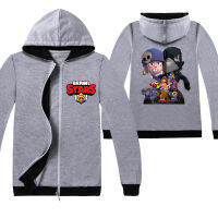 วิวาทStar Boys Girlsซิปเสื้อแขนยาวHooded Coatเสื้อกันหนาวการ์ตูนเกมเด็กเสื้อกันหนาวเด็กเสื้อผ้าC1158เสื้อผ้าเด็กใส่ลำลองสำหรับฤดูใบไม้ร่วงฤดูหนาวหลวมเสื้อคาร์ดิแกนกีฬา