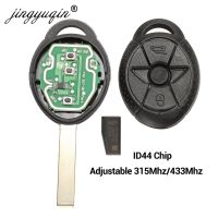 Jingyuqin ปุ่มรถระยะไกลควบคุม Ews ปลอกกุญแจรีโมทสำหรับรถ Bmw Mini Cooper S R50 R53 315Mhz/433Mhz ชิป Id44