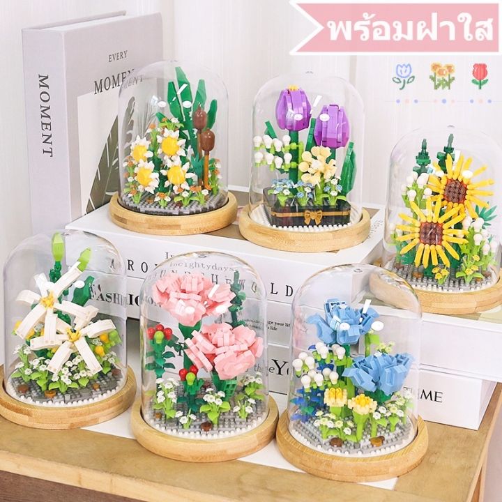 familiars-ช่อดอกไม้-diy-ดอกลิลลี่สีขาว-ทิวลิป-ดอกคาร์เนชั่น-ของขวัญสำหรับสาวๆ