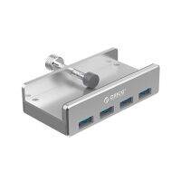 4พอร์ต USB 3.0 HUB ออกแบบคลิปอลูมิเนียมอัลลอยด์คลิปชนิดพกพาขนาดเดินทางชาร์จ Hub สถานีสำหรับแล็ปท็อป