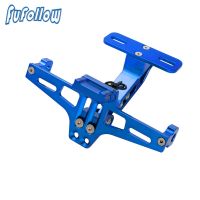 Motorcycle License Plate Bracket Holder For Yamaha XMAX 400 300 250 125 NMAX V1 V2 NVX Aerox 155 150 125 TMAX T-MAX 560 530 500