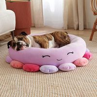 1 Piece Octopus Pet Bed - Small Ultrasoft Plush Pet Bed As Shown Polyester 20-Inch