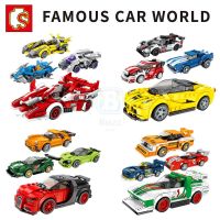 SEMBO City Racing Sports Race Car Model Set Building Brick High-Tech Speed Champions Toys For Children Gift Building Sets