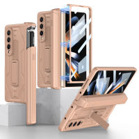 Samsung Galaxy Z Fold 4 5G Case, Sliding Hidden S Pen Holder, Built-in Screen Protector with Kickstand Case for Samsung Galaxy Z Fold4 5G 2022