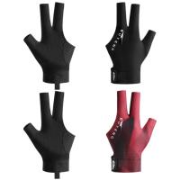 Pool Table Gloves Billiard Pool Gloves Cue Shooters Gloves Snooker Sport Gloves 3 Fingers Pool Gloves for Left/Right Hand Splicing Process Breathable Carom Sports brilliant