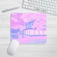 Pink Moon Small Mouse Pad Kawaii Desk Protector Rubber Mat Gaming Mousepad Non-Slip Deskmat Pc Accessories Cheap Keyboard Pads-Deuiw