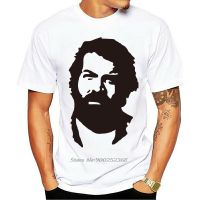 Fashion Hot Sale Designer BUD SPENCER White Short Sleeve Mens T-Shirt Size S-3XL T Shirt Harajuku Tees