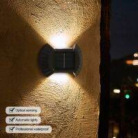 Smart Solar LED Outdoor Light 2/8LED Waterproof Garden Decor Lamps for Balcony yard Street Wall Light Outdoor Solar Garden Lamp