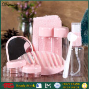 9 Bộ Chai Du Lịch Cái bộ Hộp Đựng Đồ Vệ Sinh Chống Rò Rỉ Có Thể Đổ Đầy Lại