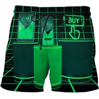 New Future technology rendering 3D Swimming trunks shorts Mens Funny Mens Boys Beach pants Sport shorts Top Size Fashion hot