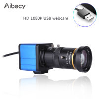 Aibecy 1080P HD Camera Computer Camera Webcam 2 Megapixels 10X Optical Zoom 80 Degree Wide Angle Manual Focus Auto Exposure Compensation with Microphone USB Plug &amp; Play for Video Conference Online Teaching Chatting Live Webcasting