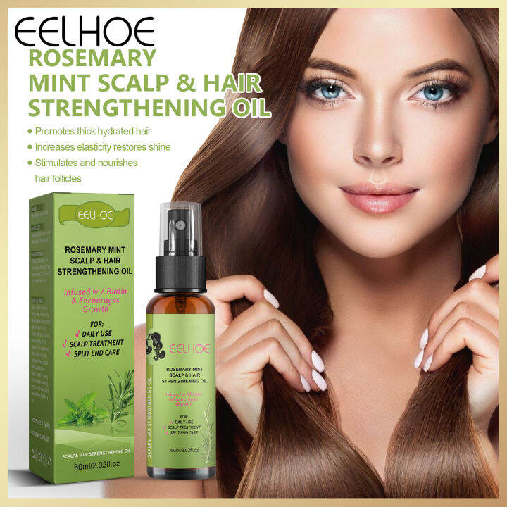 Eelhoe Rosemary Mint Scalp Hair Strengthening Oil Anti Loss Hair Growth Thick Hair Growing