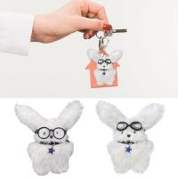 Cartoon Plush Rabbit Keys Chain Japanese Stuffed Rabbit Gift Backpack Pendant Doll Choice I1U2