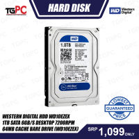 ①Western Digital HDD WD10EZEX 1TB/2TB SATA 6กิกะไบต์ /F/ 7200斤64MB Cache Bare Drive (WD10EZEX)