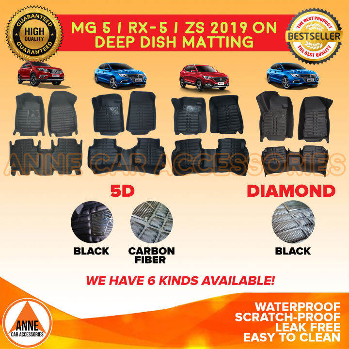 5D Black / 5D Carbon Fiber / 5D Diamond Deep Dish for RX5 MG MG5 / MG ...