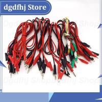 Dgdfhj Shop 4mm Banana Plug Dual Cable Crocodile Clips Alligator Extend Cord Connector Test Lead Probe for DIY Electric Testing