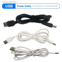 ✿❁  5V USB To DC Power Cable Interface Mini Charging Connection Charger Plug Applicable 5.5x2.1MM Led Controller Cob 1M 2Pin Wire