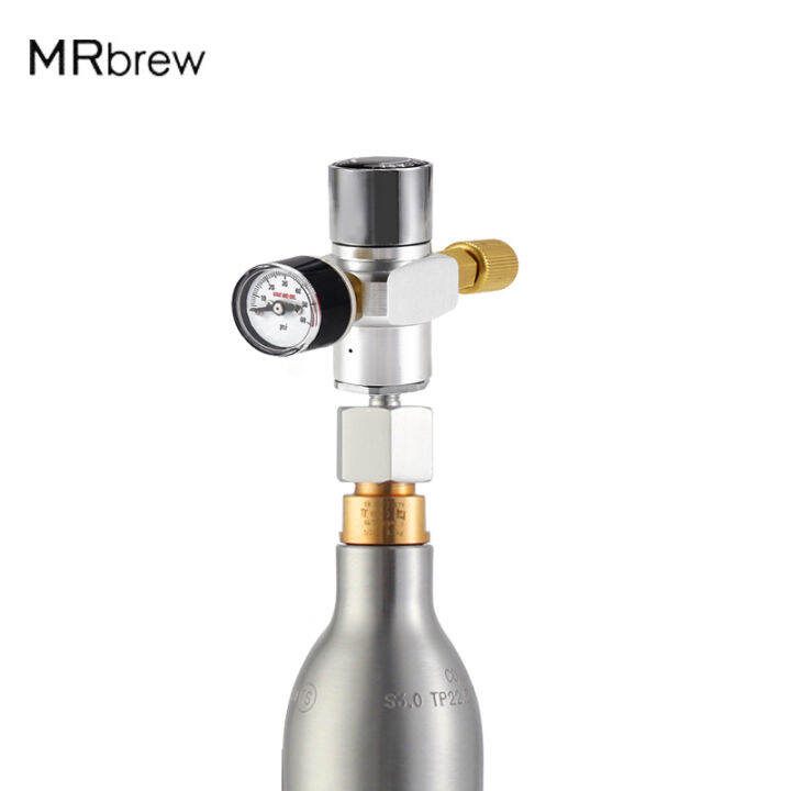 Co2 Dispenser Kit (0.6L Sodastream Cylinder & Co2 Keg Charger & TR21*4