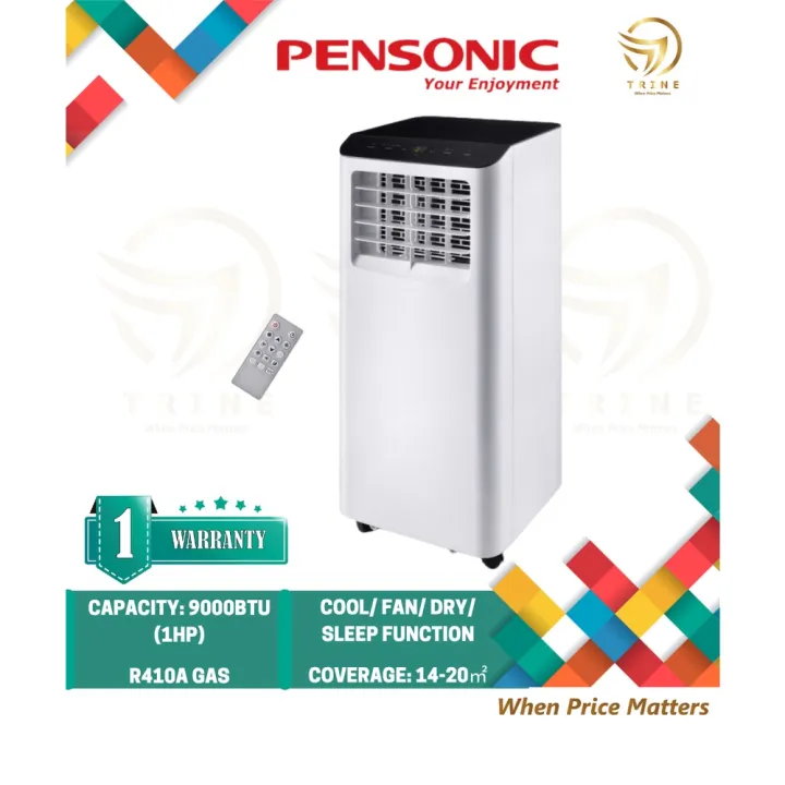 Pensonic 1.0hp Portable Aircond Ppa-1011w 