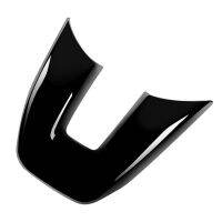 SHJGKFD 2X Car Glossy Black V Style Steering Wheel Panel Cover Trim Decoration Frame Sticker For Honda Vezel HR-V HRV 2021 2022