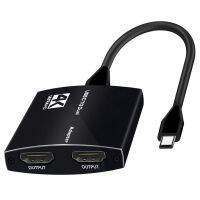 COYEN USB C ถึง2 HDMI Dual 4K Digital อะแดปเตอร์สำหรับ MacBook Pro