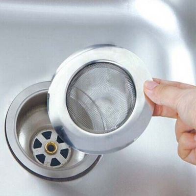 【CC】 1 Pcs Sink Drain Hair Catcher Strainer Hole Filter Trap Metal Cocina Piscine Tubulaire