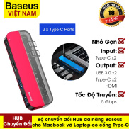 Bộ chuyển đổi HUB đa năng Baseus 2 đầu ra Type