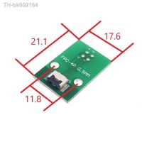 ﺴ♤▪ 2 pcs Flexible Flat Cable FFC FPC Connector Adapter 4 Pin 0.5 mm to 2.54 mm pitch 4 P 2x2 Pin through holes DIP PCB Converter