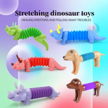 Stretch Transformable Pop Tube Spring Dog Sensory Fidget Toys