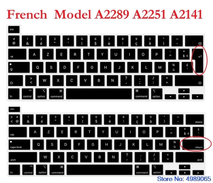 azerty-keyboard-cover-skin-french-cover-protector-สำหรับ-macbook-pro-13-นิ้ว-2020-รุ่น-a2289-a2251-amp-mac-book-16-นิ้ว-รุ่น-a2141-shop5798325