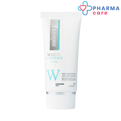 Smooth E White Babyface Cream 12g. / 30g. - สมูทอี ไวท์ เบบี้เฟส ครีม ครีม [Pharmacare]