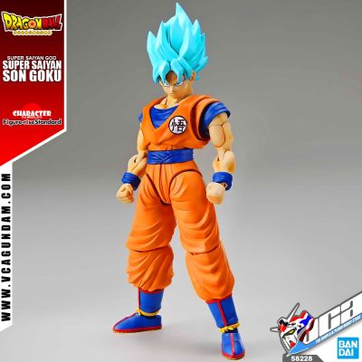 BANDAI FIGURE-RISE STANDARD SUPER SAIYAN GOD SUPER SAIYAN SON GOKOU FIGURE RISE ดราก้อนบอล พลาสติก โมเดล VCA GUNDAM