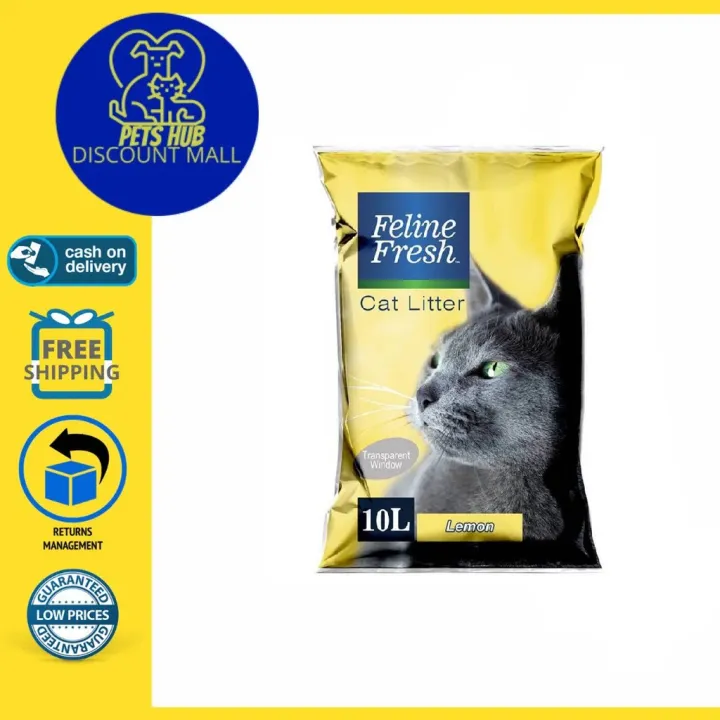 Feline Fresh Cat Litter Clumping Best Cat Litter 10L Lavender