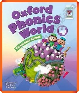 หนังสือเรียน Oxford Phonics World 4 Students Book with app pack(มีโค้ดด้านใน)/9780194750523 #OXFORD