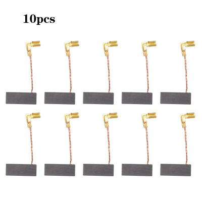 10 ชิ้นมินิสีดำคาร์บอนมอเตอร์แปรงเปลี่ยนอะไหล่ด้วย 25 มิลลิเมตรฤดูใบไม้ผลิและแกนทองแดงสำหรับทั่วไปสว่านไฟฟ้าโรงงานเครื่องมอเตอร์เครื่องมือโรตารี่ (แพคเกจ 8: A26 #19*8*5 มิลลิเมตร)