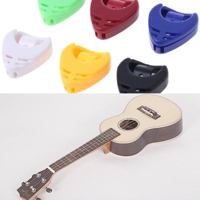 ❤❤ 5pcs Guitar Accessories Plectrum Heart Shaped Pick Holder Box Musical Instrument