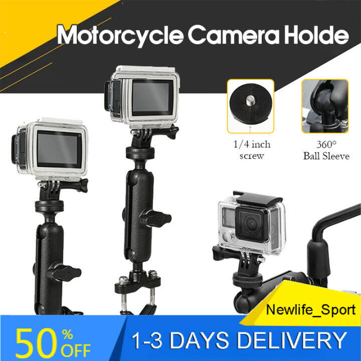 Action Camera Holder for Motorcycle Gopro Bracket 360° Rotation SP118