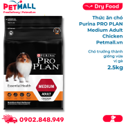Thức ăn chó Purina PRO PLAN Medium Adult Chicken 2.5kg
