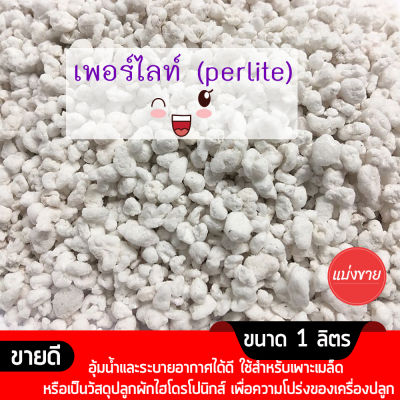 เวอร์มิคูไลท์​ (Vermiculite) / เพอร์ไลท์​ (perlite) วัสดุปลูก วัสดุผสมดินปลูก วัสดุปลูกผักไฮโดรโปนิกส์ ขนาด 1 ลิตร