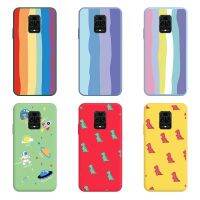 ℡✎✗ For Xiaomi Redmi Note 9 Pro Case Personality Tide Shell For Redmi Note 9 Pro Case Silicone Soft Matte Colorful TPU Shell 4G 5G