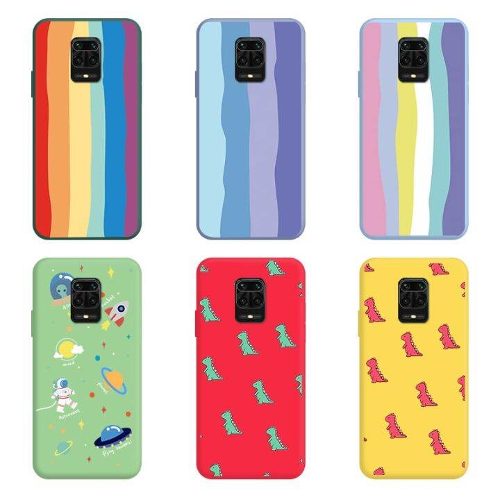 for-xiaomi-redmi-note-9-pro-case-personality-tide-shell-for-redmi-note-9-pro-case-silicone-soft-matte-colorful-tpu-shell-4g-5g