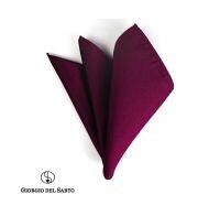 GIORGIO DEL SARTO Silk Pocket Square ผ้าเสียบสูทไหม 100%Silk