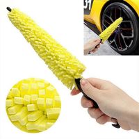 Sponge Tire Cleaning Brush Wheel Hub Brush Steel Bell Brush Multi-Purpose Car Cleaning Brush