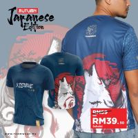 T SHIRT -  （ALL IN STOCK）  Japanese Autumn Edition - JP06 T SHIRT Japanese Anime Blue Wolf   (FREE NICK NAME LOGO)